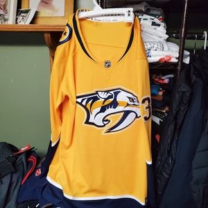 Authentic Viktor Arvidsson #33 Nashville Predators Fanatics Jersey
